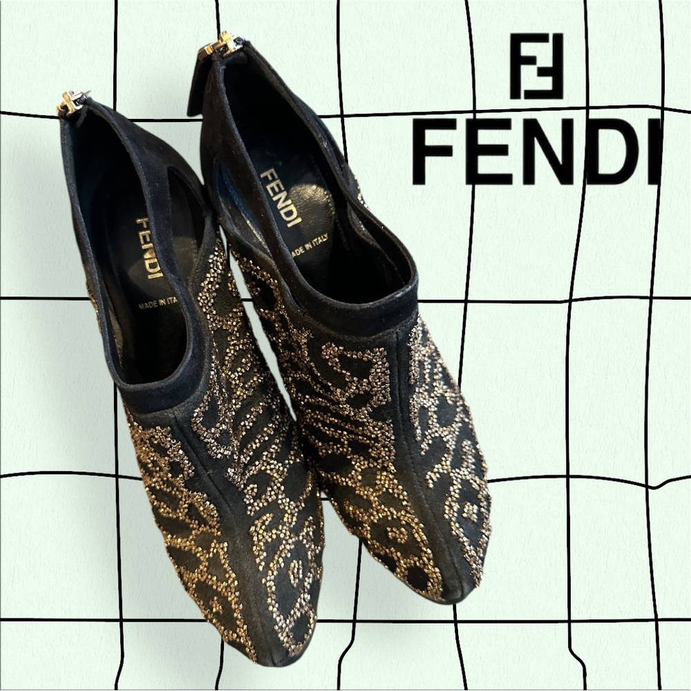 Fendi Beaded Stiletto Heel